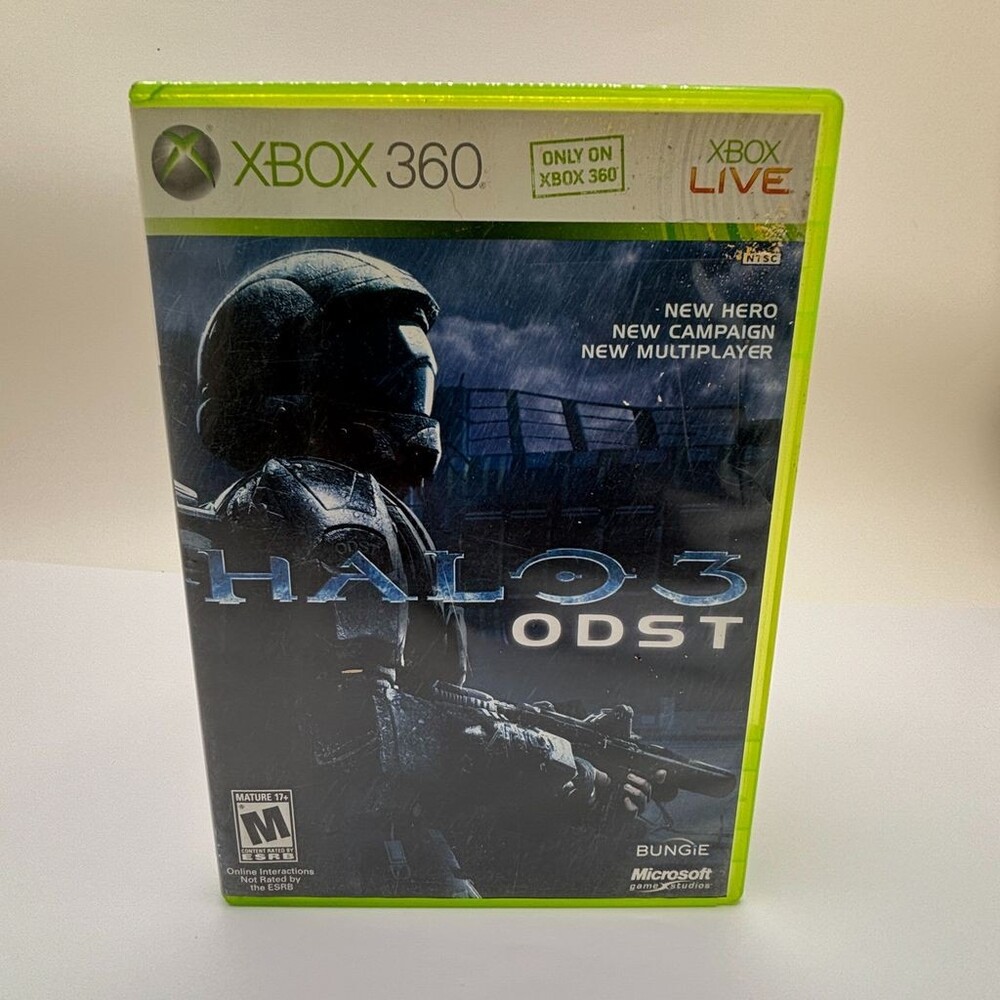 Halo 3: ODST Campaign Multiplayer 360 (Microsoft Xbox 360, 2009) No Manual